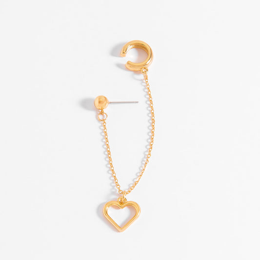 Ear cuff hearts